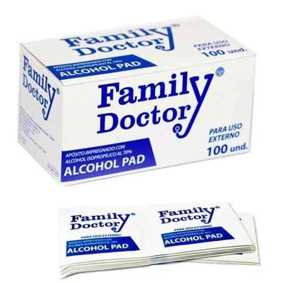 pañitos de alcohol Family Doctor