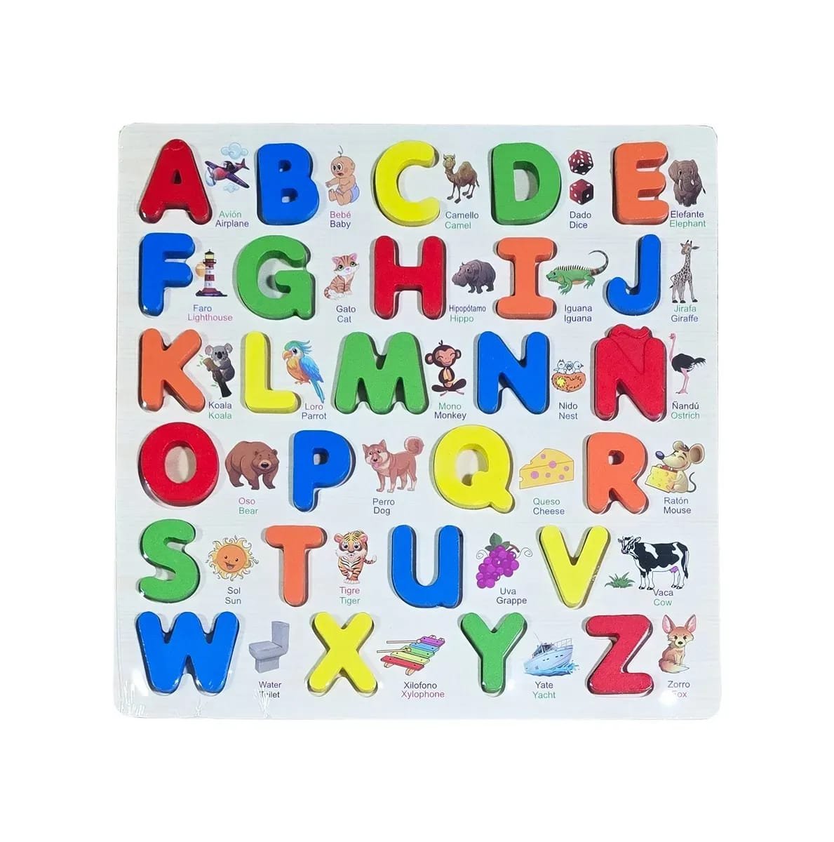 ROMPECABEZA DE LETRAS 3D