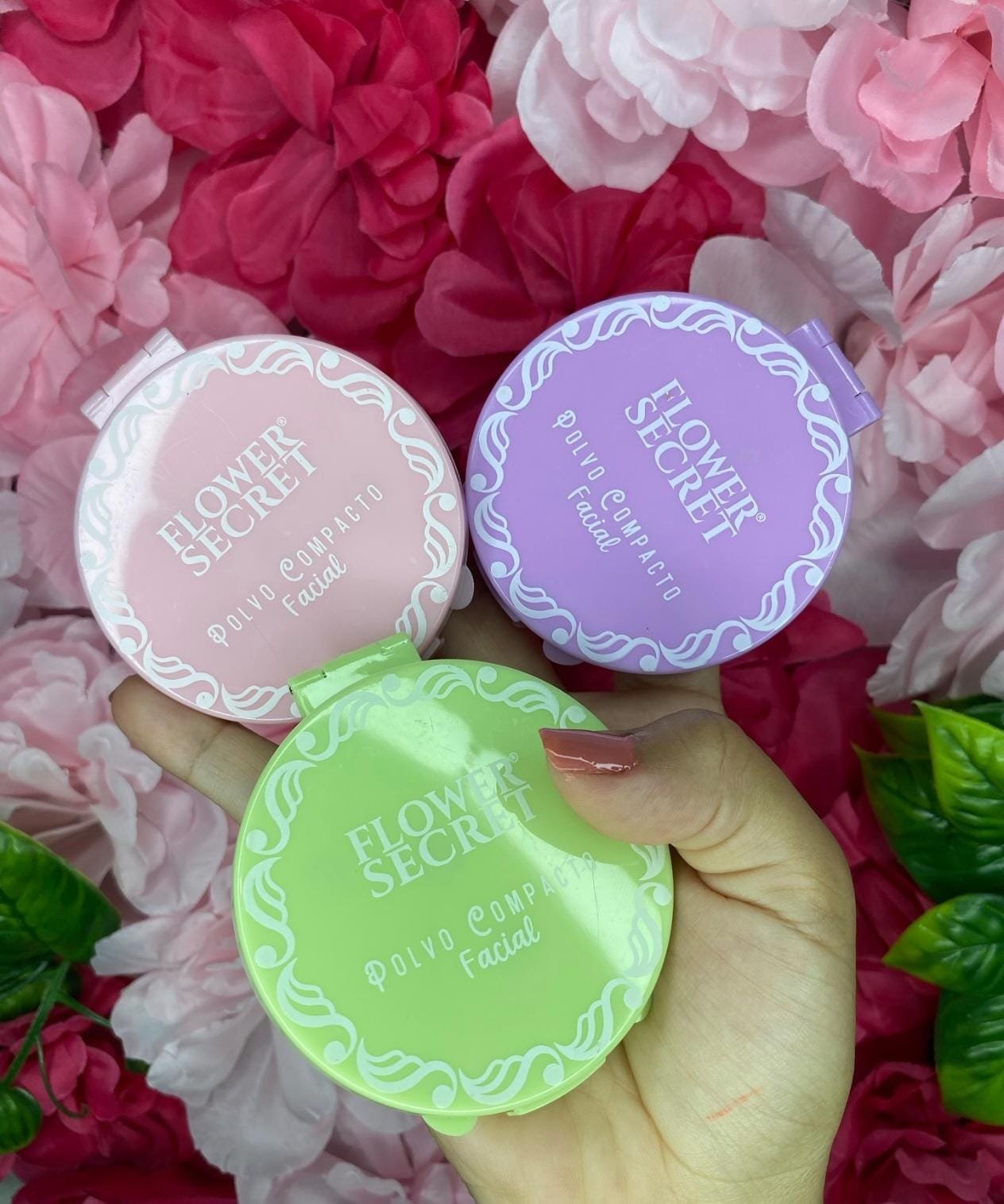 POLVO COMPACTO FLOWER