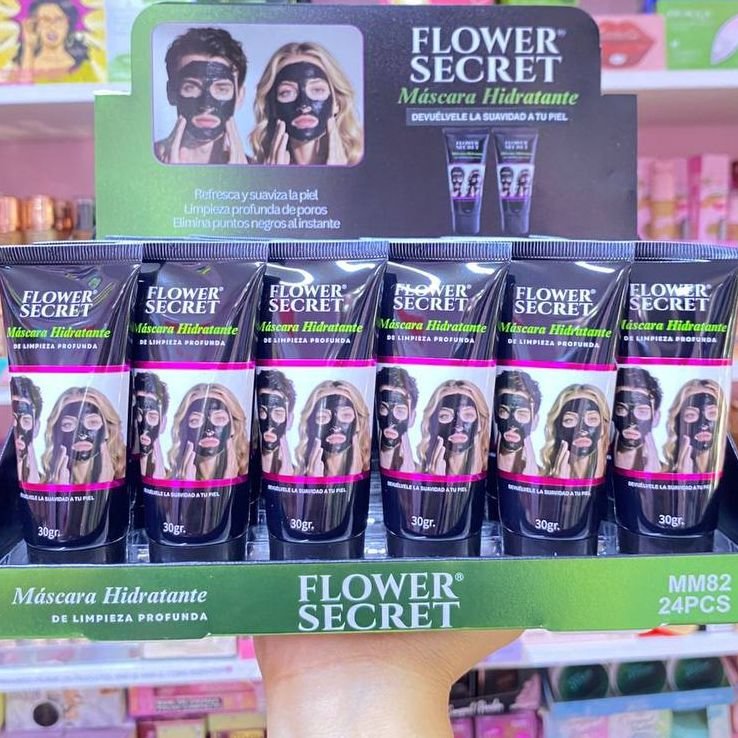 MASCARILLA DE CARBON ACTIVADO FLOWER SECRET 30G